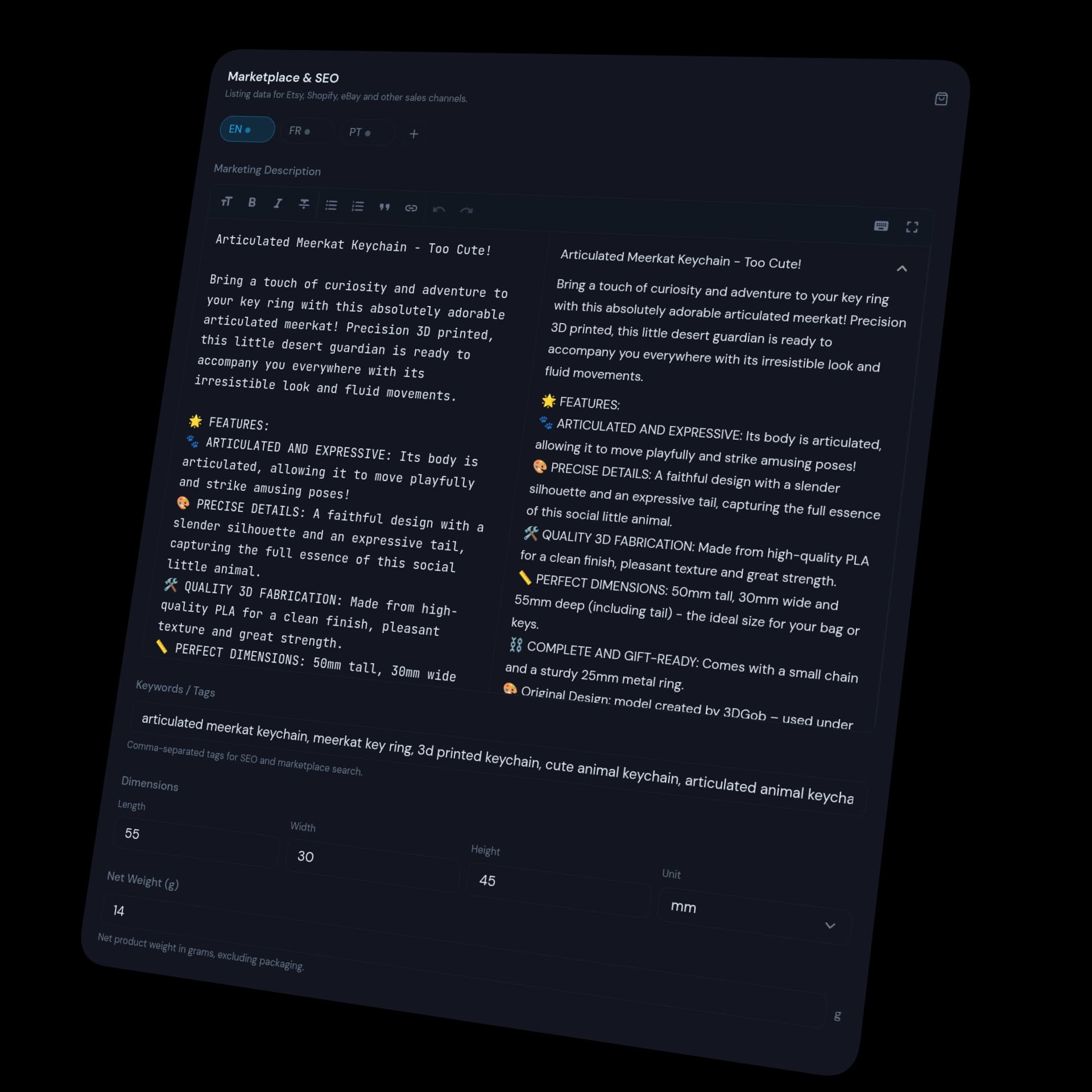 Marketplace Mockup